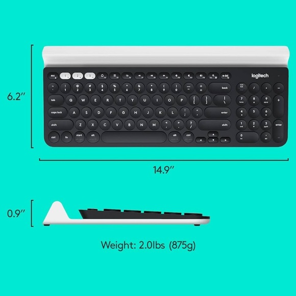 Multi-device K780 wireless keyboard | Logitech | Bluetooth keyboard - Picture 14 of 15